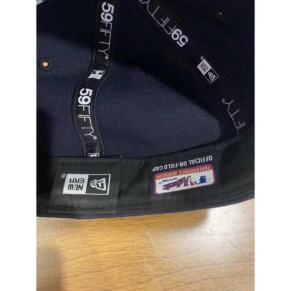 Atlanta Braves New Era Official On-Field 59FIFTY Fitted Hat 7 - Picture 9 of 11